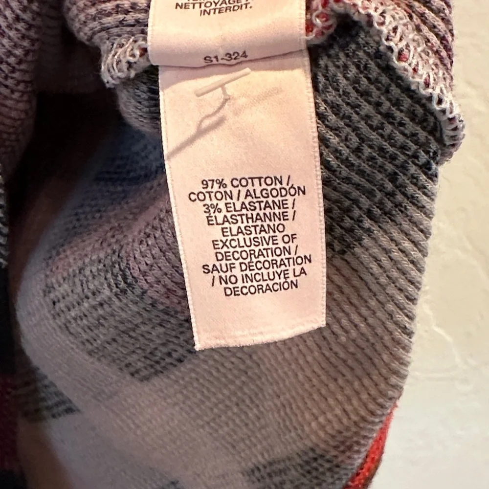 Victoria’s Secret Plaid Henley Romper – Size S, Cozy‎ Long Sleeve